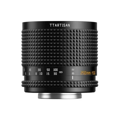 Image of TTArtisan 250mm F5.6 Reflex (Doughnut Bokeh) Metal Bodied Lens Compatible with M42 Mount Black