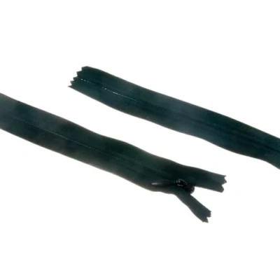 Image of 16&quot;/ 41cm Concealed Invisible Closed End Zips Bottle Green per single zip