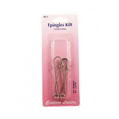 Image of Kilt / Skirt pins Pack of 2 in Nickle