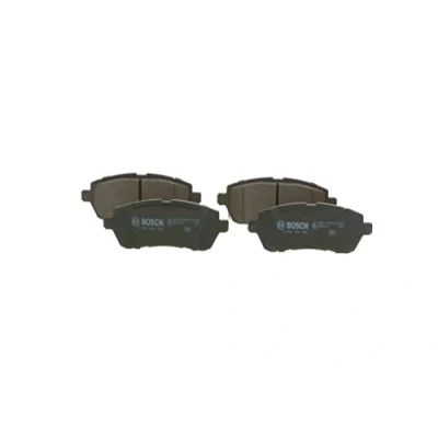 Image of 5581068R10, 5581071L50, 5581071L51, 55810M69P50 Brake pad set BOSCH 0 986 494 904 Low Metallic with integrated wear warning contact SUZUKI: SWIFT 4