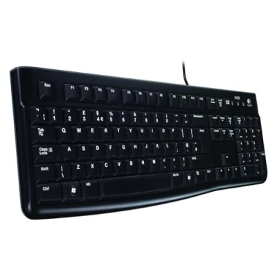Image of Logitech K120 Wired Keyboard for Windows, QWERTZ Swiss Layout Black