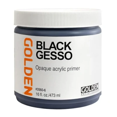 Image of 473ml Black Gesso