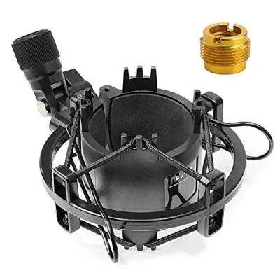 Image of SUNMON AT2020 Shock Mount, Mount Stand Reduces Vibration Noise for Audio Technica AT2035 AT4040 AT2020USB ATR2500x Condenser Micphone
