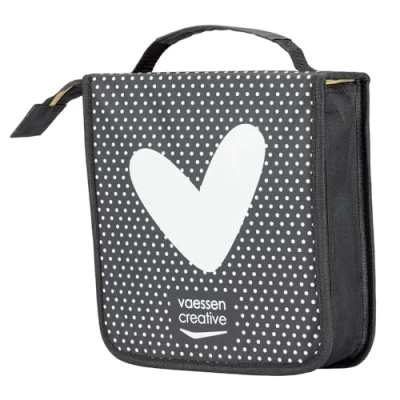 Image of Vaessen Creative Storage, Empty, to Organise and Store Cutting Dies, Stamps Embossing Folders, 9.8 x 3.1 inches,Black