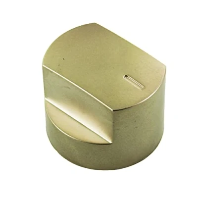 Image of Paxanpax Aluminium Finish Hob Control Knob for Stoves, Belling, New World Ovens