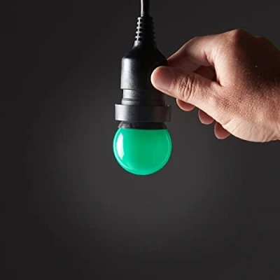 Image of Festive Lights FestoonPro 2W E27 Frosted Super Bright SMD LED Decorative Festoon Light Bulb (Green)