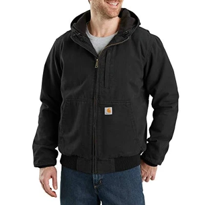 Image of Carhartt Men&#039;s Full Swing Armstrong Active Jac Work Utility Outerwear, Black, Large