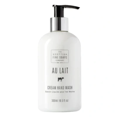 Image of Scottish Fine Soaps Au Lait Cream Hand Wash Enriched With Shea Butter, Sweet Almond Oil and Aloe Vera Rich Creamy Sensitive Formula 300ml
