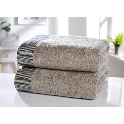 Image of Rapport Tidal 2 Piece Bath Sheet Set Natural