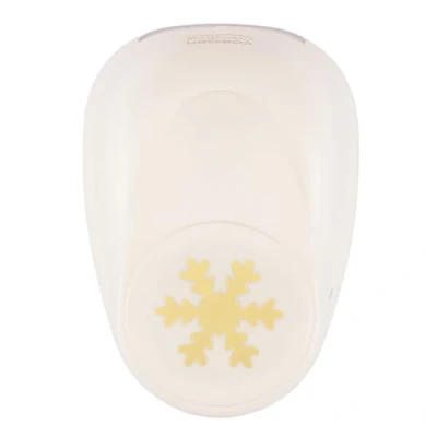 Image of Vaessen Creative Craft Paper Punch Snowflake 3,3 x 3,8 cm Circle Cutter for Crafting and Card Making