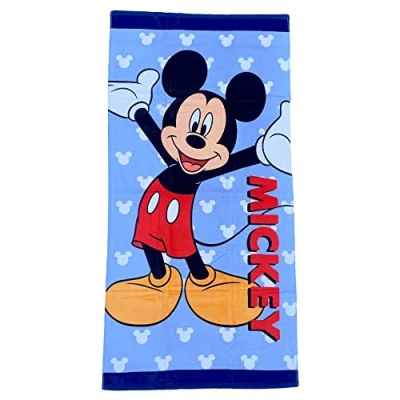 Image of CARTOON Disney Mickey Mouse Beach Towel Cotton Pool 70 x 140 cm