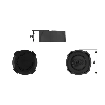 Image of NTC7161 Cap, radiator GATES RC238