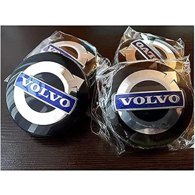 Image of WQFWSD 4 pcs Hub Centre Caps for Volvo C30, C70, S40, V50, S60, V60, V70, S80, XC90 64mm, Wheel Center Caps, Cover, Covers, Car