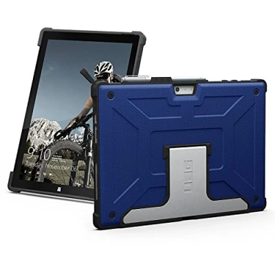 Image of UAG Microsoft Surface Pro (2017) &amp; 4 Feather Light Composite [COBALT] Aluminum Stand Military Drop Tested Case