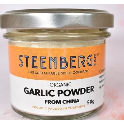 Image of Steenbergs Organic Garlic Powder Standard Jar 50g