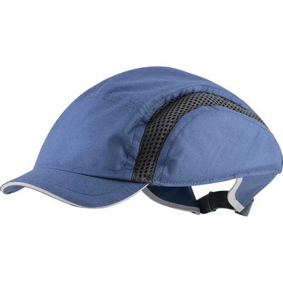 Image of Airpro Baseball Bump Cap Reduced Peak Navy Blue
