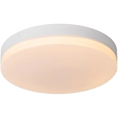 Image of Biskit Modern Flush ceiling light Bathroom Ø 40cm LED 1x36W 2700K IP44 White