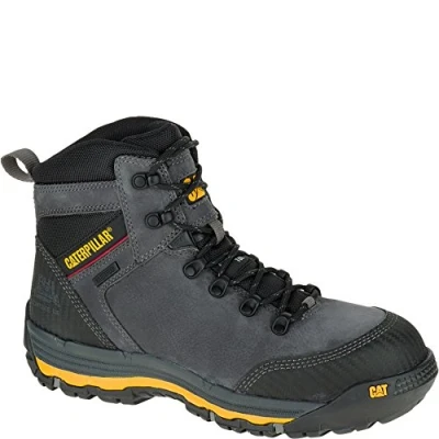 Image of Caterpillar Men&#039;s Munising 6&quot; Waterproof Comp Toe Industrial and Construction Shoe, Dark Shadow, 10.5 W US
