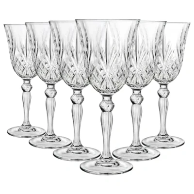 Image of 6x 210ml Melodia White Wine Glasses By RCR Crystal