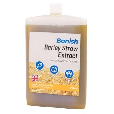 Image of Banish Barley Straw Extract 250ml Pond Water Treatment Blanketweed Algae Remover