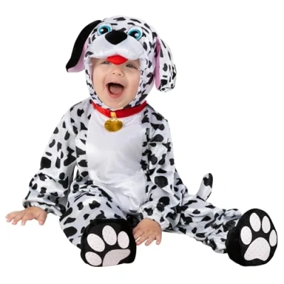 Image of Morph BPA Free Dalmatian Costume Kids Dog Toddler Baby 1 2 Years