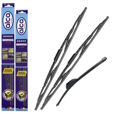Image of Alca Universal Windscreen Wiper Blades Front Rear Fits Kia Soul 3 2019 on AU2420H10x3
