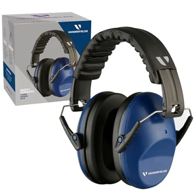 Image of Vanderfields Kids Ear Defenders Noise Cancelling Headphones for Sound Blocking Earmuffs Autism Protection Boys, Girls, Toddlers &amp; Children Age 3 16 Year Old 26dB SNR