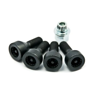 Image of BMW Genuine Wheel Locks Set M12x1.5 Fits E81 E82 E87 LCI E88 E21 36136786419