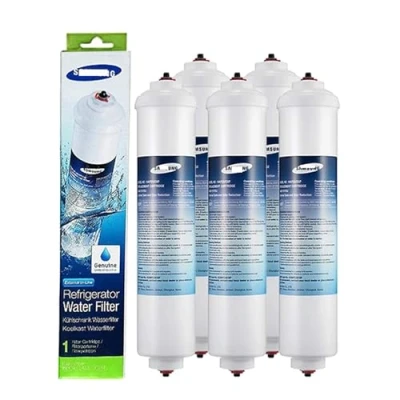 Image of DA29 10105J Fridge Freezer Water Filter, Compatible For Samsung，DA29 DA99 02131B HAFEX/EXP American Style DA2010CB(5 PCS)