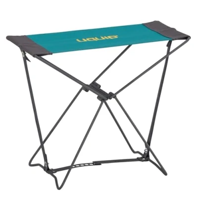 Image of Uquip Mini Folding Stool Fancy Camping Fishing 100 kg Blue/Grey