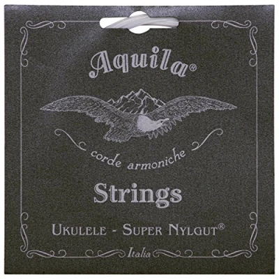 Image of Aquila AQ 104 Super Nylgut Concert Low G Ukulele Strings 4 Piece Set