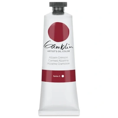 Image of Gamblin Artist Oil, 37ml Tube, Alizarin Crimson (1020)