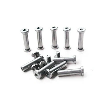 Image of Pocket Knives Pivot Pins,Folding Knife Corby Bolts,EDC Knifemakers Screw Fasteners Rivets,DIY Handle Studs,Pack of 10 (6mm)