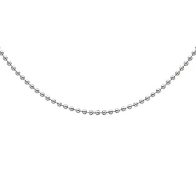 Image of Tuscany Silver Women&#039;s Sterling Ball Chain Necklace of 46cm/18&quot;