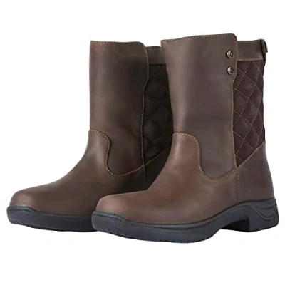 Image of Dublin Womens Queenie Breathable Waterproof Country Boots Red Brown 8