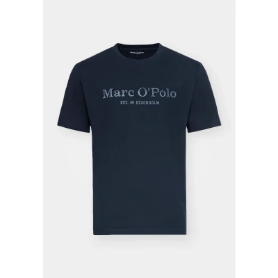Image of Marc O&#039;Polo Short Sleeve Print Tshirt, Men&#039;s, Size: Large, Navy