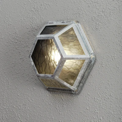 Image of Castor Outdoor Classic Wall Lamp Galvanized Steel IP23