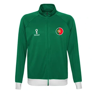 Image of Official Fifa World Cup 2022 Tracksuit Jacket, Mens, Portugal, X Large