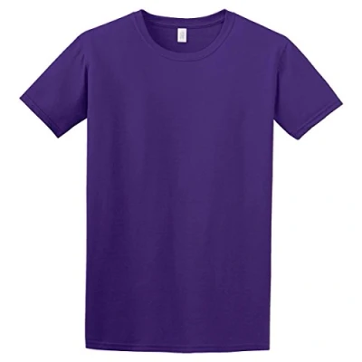 Image of Gildan Mens Short Sleeve Soft Style T Shirt (L) (Purple)