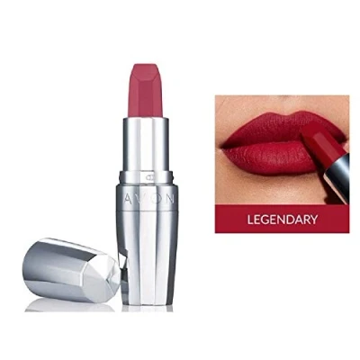 Image of matte Legend Lipstick a sculpted lip colour no need for liner or brush Legendary 36g by Avon