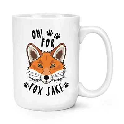 Image of Oh for Fox Sake 15oz Large Mug Cup