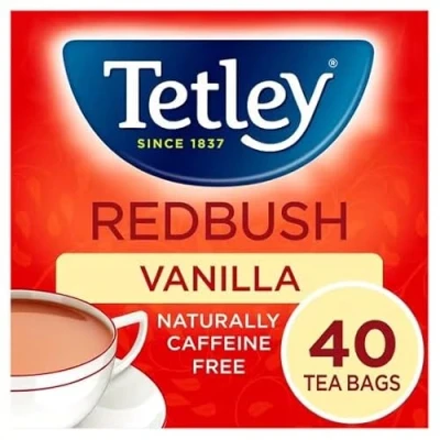 Image of Tetley Redbush Tea, Pack of 6, 240 Tea Bags Total