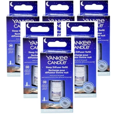 Image of 6 x Yankee Candle Electric Sleep Diffuser Refill 14ml Starry Slumber