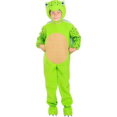 Image of Funidelia Turtle Costume for boys &amp; girls Animals Costumes kids, accessory fancy dress props Halloween, carnival parties Size 7 9 years Green