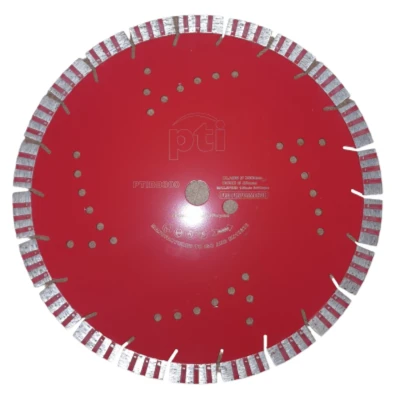 Image of PTI 300mm Diamond Disc, Saw Blade Segmented Professional Cutting Discs for Angle Grinder Tile Fast, Clean Cut on Porcelain, Granite, Marble, Concrete, Tiles, Stones, Bricks oscillating 12inch