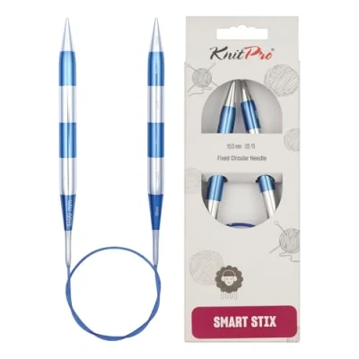 Image of KnitPro KP42078 Knitting Pins: Circular, Blue, 60cm x 10mm