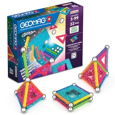 Image of Geomag Glitter Panels Recycled, 534, White