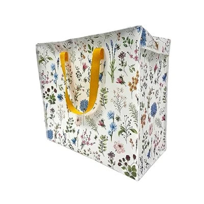 Image of Puckator The Nectar Meadows Zip Up Laundry Storage Bags Washing Basket Large Room Accessories For Men Big Clothes Bin Bins
