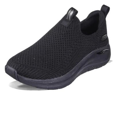 Image of Skechers Women&#039;s Arch FIT 2.0 Sneaker, Black, 6 UK