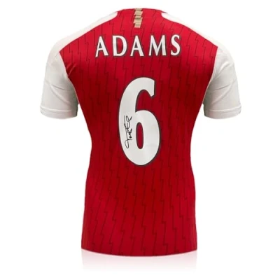 Image of Exclusive Memorabilia Tony Adams Signed Arsenal 2023 24 Football Shirt